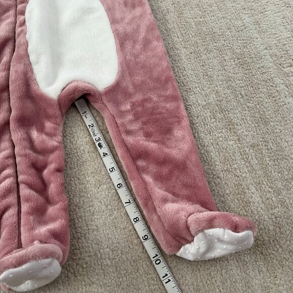 NWT Ollie’s Place Baby Girl Faux Fur Bunny One Piece 12-18m - Picture 6 of 10